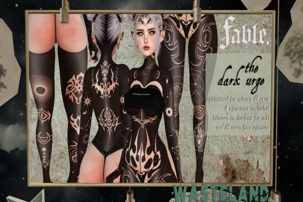 The Dark Urge Tattoo - BOM for Reborn/EvoX, L$299