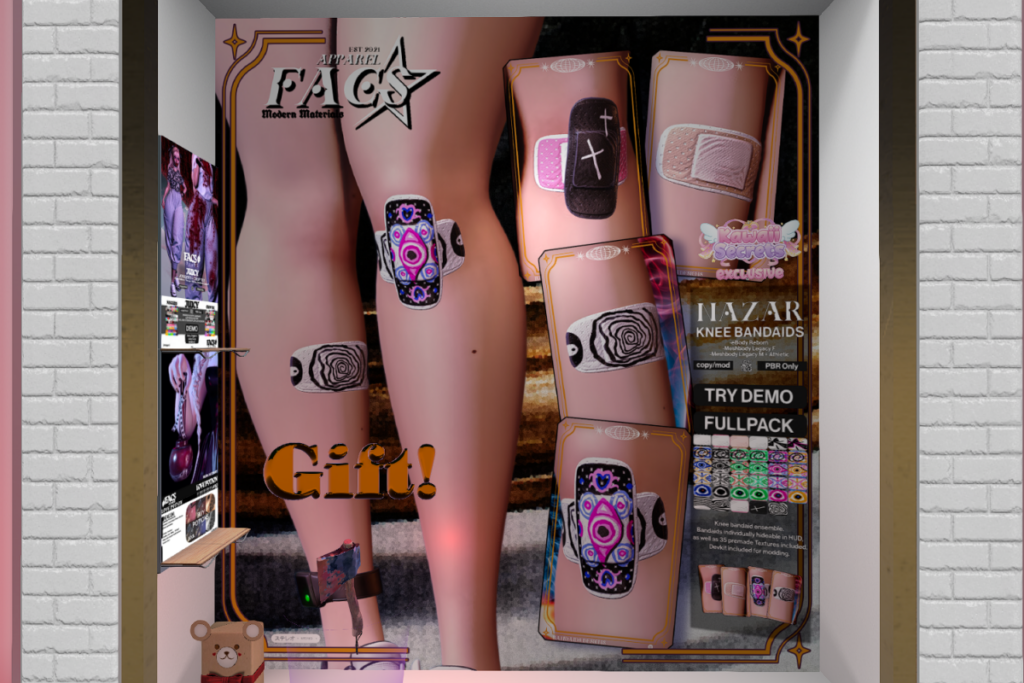 Nazar Knee Bandaid - Legacy F+M/Reborn/+mods, L$400