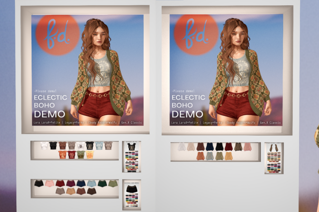 Eclectic Boho Set - GenX Classic/Legacy/MaitreyaX/Reborn/+mods, L$199 each/L$999 each FP