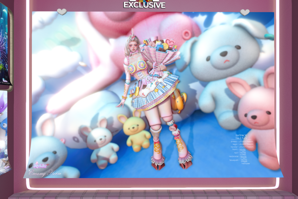Creamy Horn Set - Legacy/Reborn, L$200-L$888 each/L$3688 FP