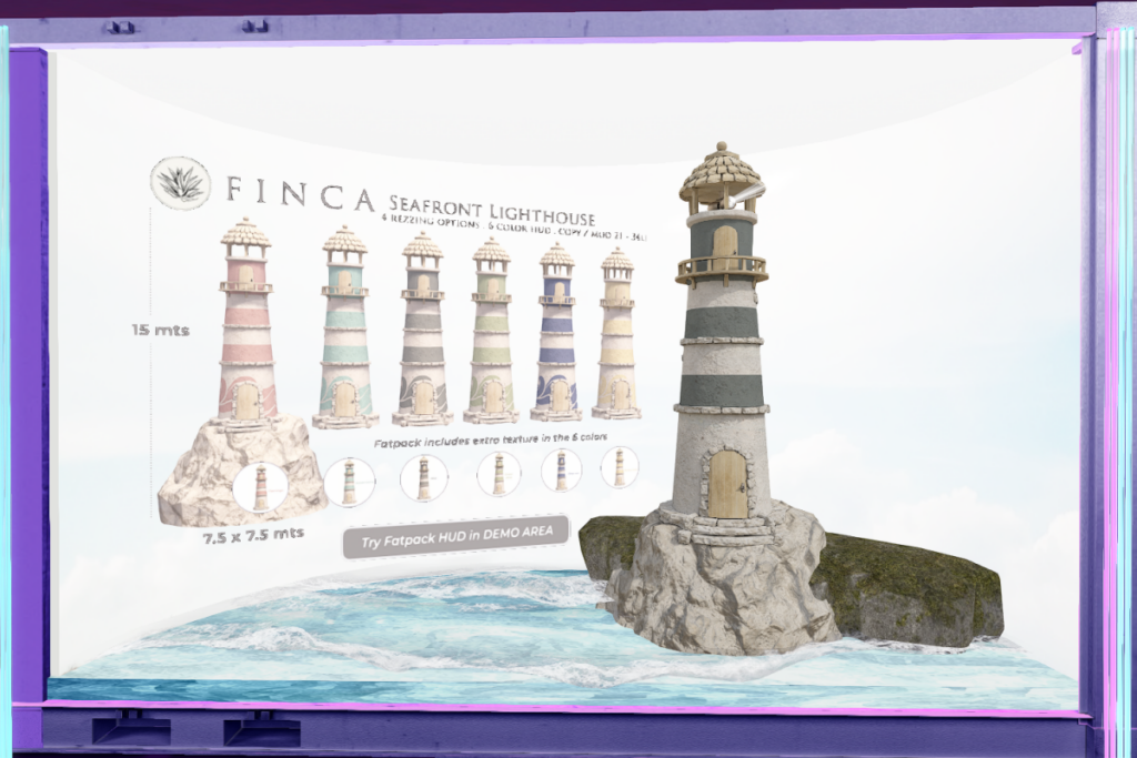 Seafront Lighthouse, L$899