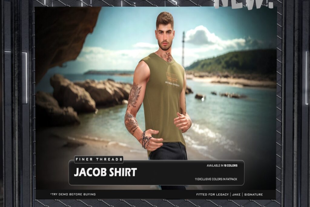Jacob Shirt - Gianni/Jake/Legacy, L$50 each/L$500 FP