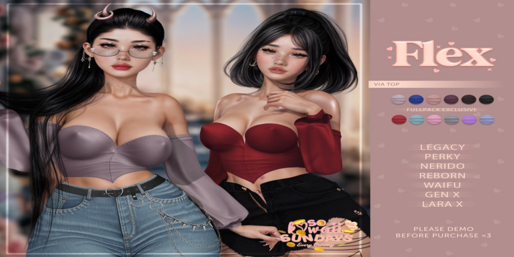 Via Top - GenX/Legacy/MaitreyaX/Reborn/+mods	&lt;a href=&quot;http://maps.secondlife.com/secondlife/Climax/62/181/1083&quot; target=&quot;_blank&quot;&gt;Teleport&lt;/a&gt;
