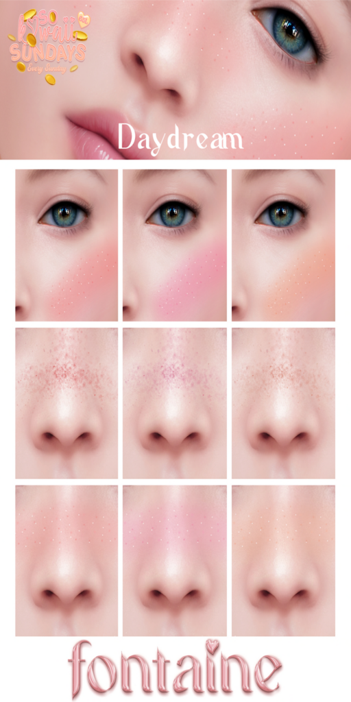 Daydream Blush - EvoX	&lt;a href=&quot;https://maps.secondlife.com/secondlife/VELOUR/66/140/83&quot; target=&quot;_blank&quot;&gt;Teleport&lt;/a&gt;