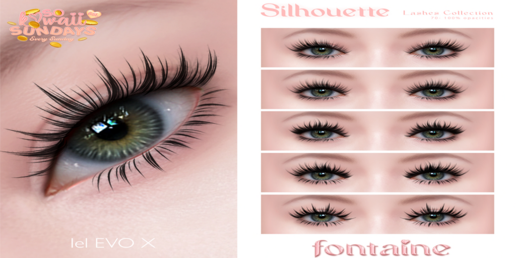 Silhouette Lashes - EvoX	&lt;a href=&quot;https://maps.secondlife.com/secondlife/VELOUR/66/140/83&quot; target=&quot;_blank&quot;&gt;Teleport&lt;/a&gt;