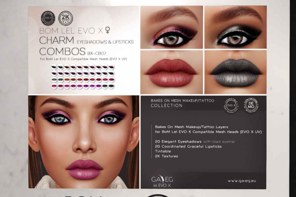 Charm Combos Makeup - EvoX, L$380