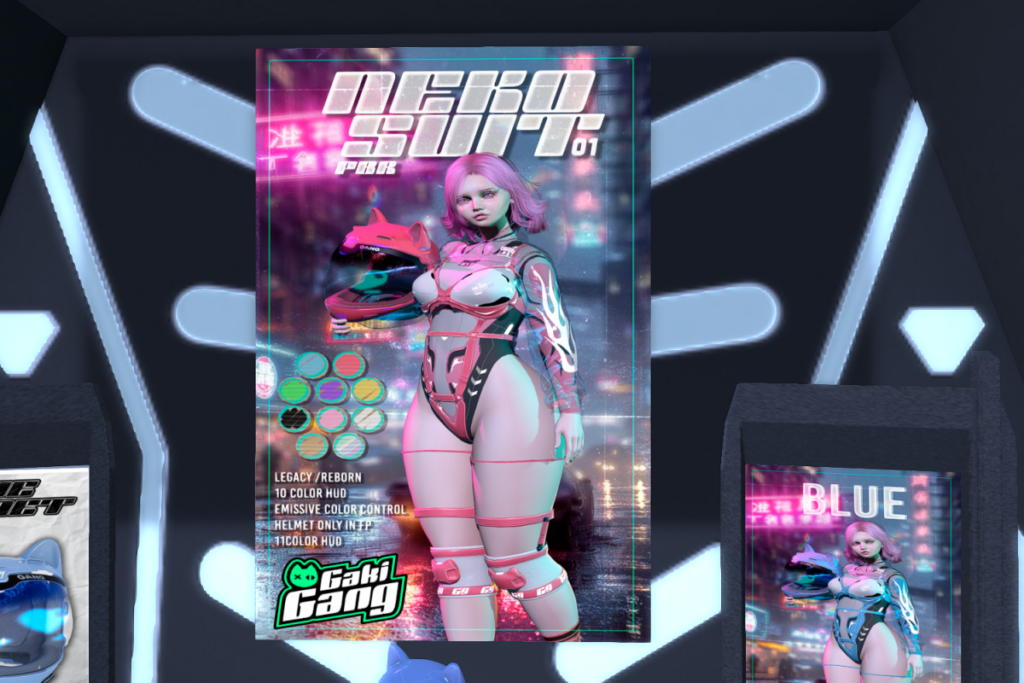 Neko Helmet &amp; Suit - Legacy/Reborn, L$150-L$200 each/L$550 FP