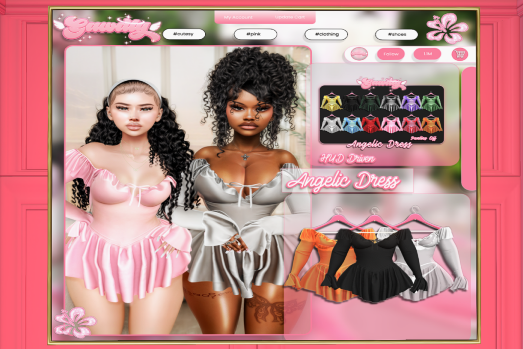 Angelic Dress and Heels - Fits Not Listed, L$249-L$275 each/L$1099-L$1199 each FP