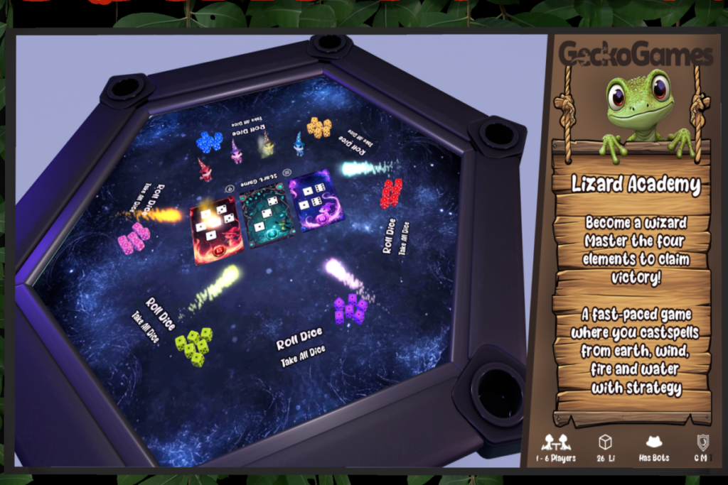 Lizard Academy Game, L$1500