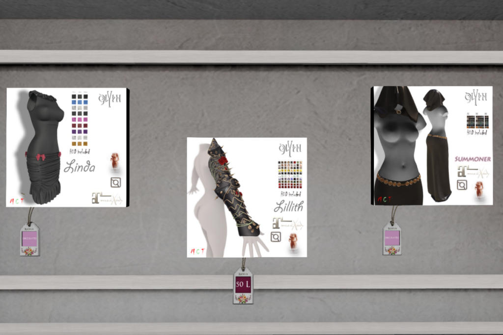 Linda Dress - Legacy/MaitreyaX/Reborn, L$175 | Lilith Armor - Legacy/MaitreyaX/Reborn, L$50 | Summoner Set - Legacy/MaitreyaX/Reborn, L$200
