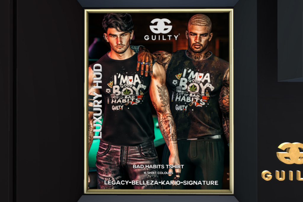 Bad Habits Set - Jake/Kario/Legacy/Signature, L$349 each/L$1199 FP