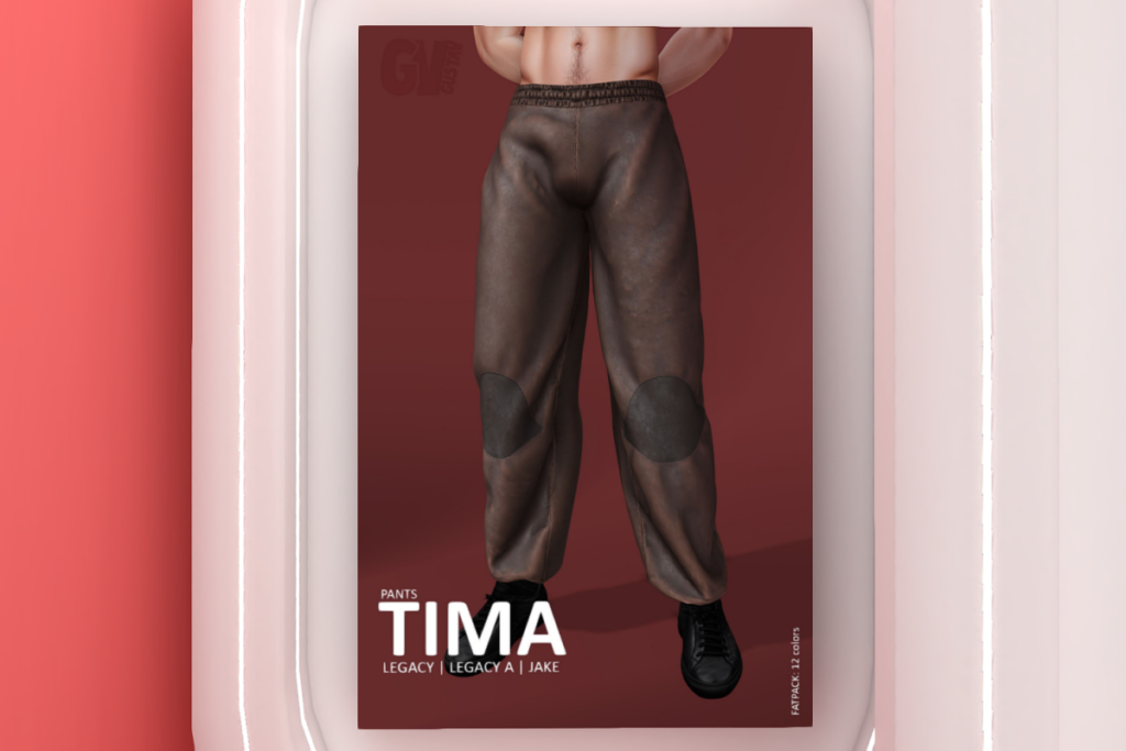 Tima Pants - Jake/Legacy/+mods, L$249 each/L$1790 FP
