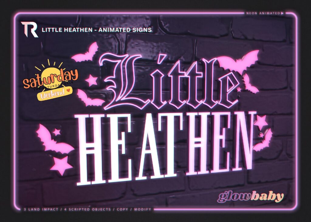 Little Heathen Neon Light