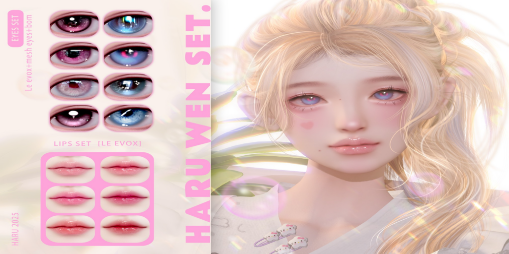 Wen Eyes - BOM/EvoX/Mesh | Wen Lipstick - EvoX	&lt;a href=&quot;http://maps.secondlife.com/secondlife/The%20Sign%20IV/135/55/24&quot; target=&quot;_blank&quot;&gt;Teleport&lt;/a&gt;