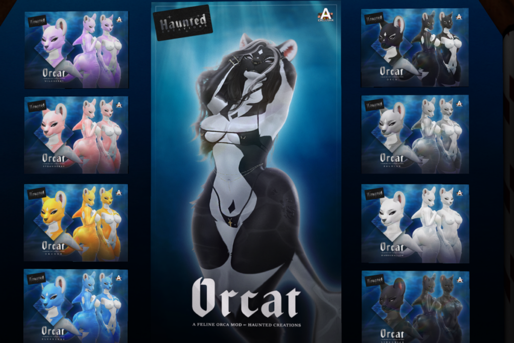 Feline Orca Mod - BOM, L$499 each/L$2499 FP