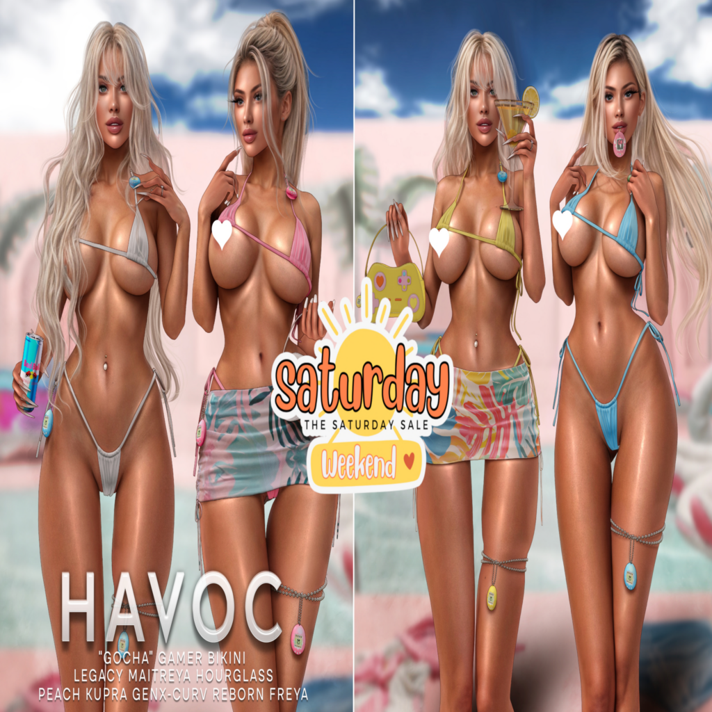 Gocha Gamer Bikini - see ad for fits	&lt;a href=&quot;http://maps.secondlife.com/secondlife/Baddie%20Bay/96/126/26&quot; target=&quot;_blank&quot;&gt;Teleport&lt;/a&gt;