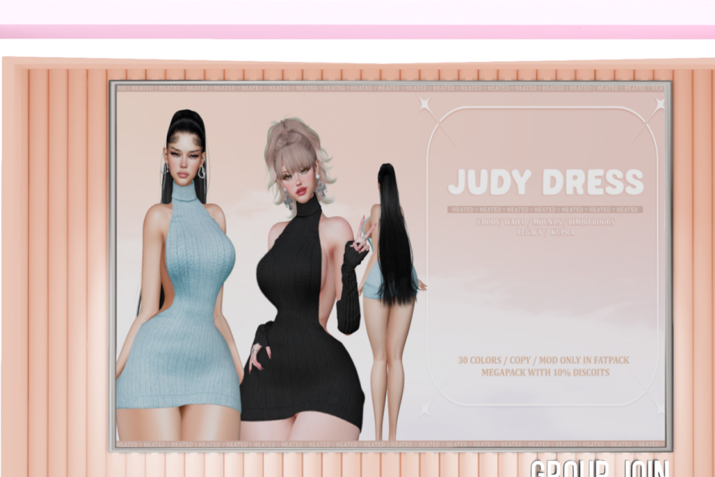 Judy Dress - Inithium/Legacy/Reborn/+mods, L$250 each/L$1250 FP