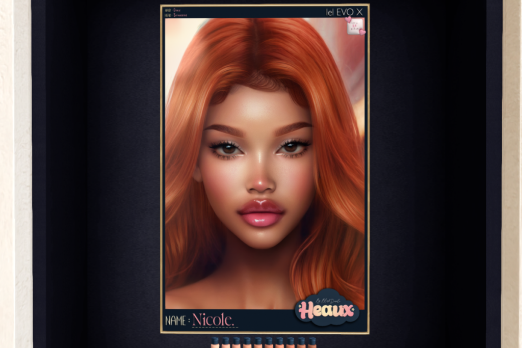 Nicole Skin - Evo X, L$799 each/L$3195 FP