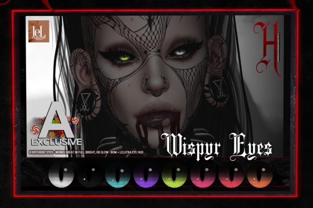 Wispyr Eyes - BOM/EvoX, L$250 FP