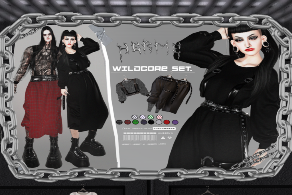 Wildcore Set - Legacy F+M/MaitreyaX/Reborn, L$399 each/L$2500 FP