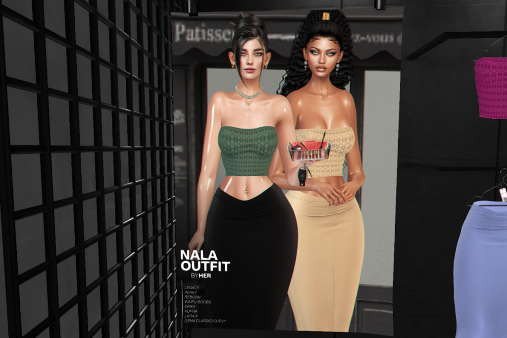 Nala Outfit - Erika/GenX/Inithium/Legacy/MaitreyaX/Reborn/+mods, L$199 each/L$1999 FP