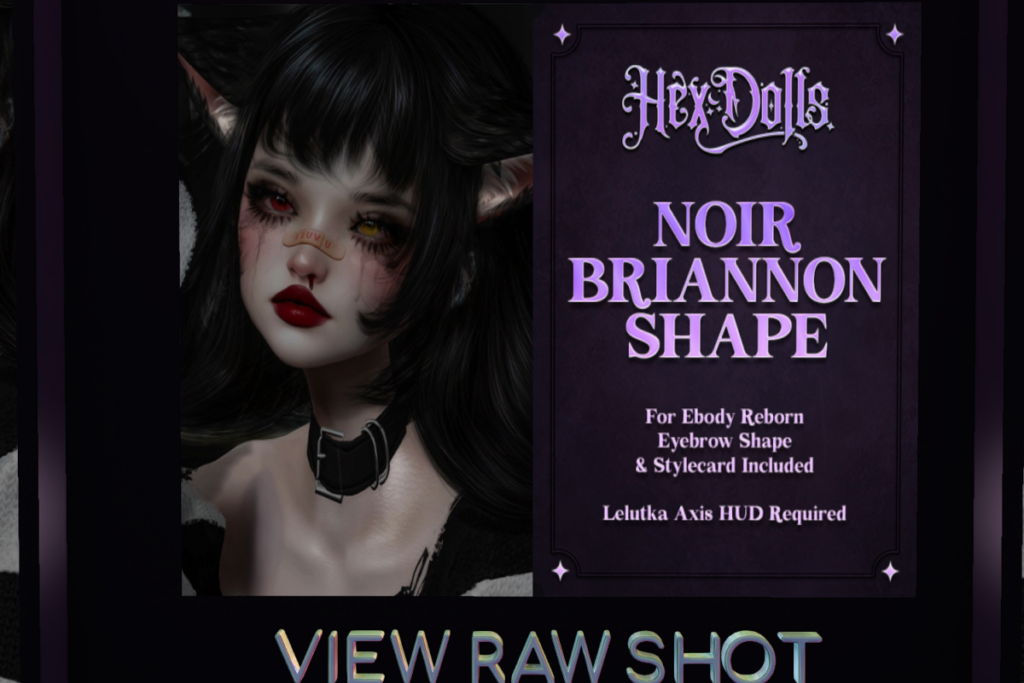 Noir Shape - Lelutka Briannon/Reborn, L$449