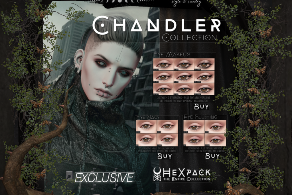 Chandler Collection - EvoX, L$199 each/L$450 FP