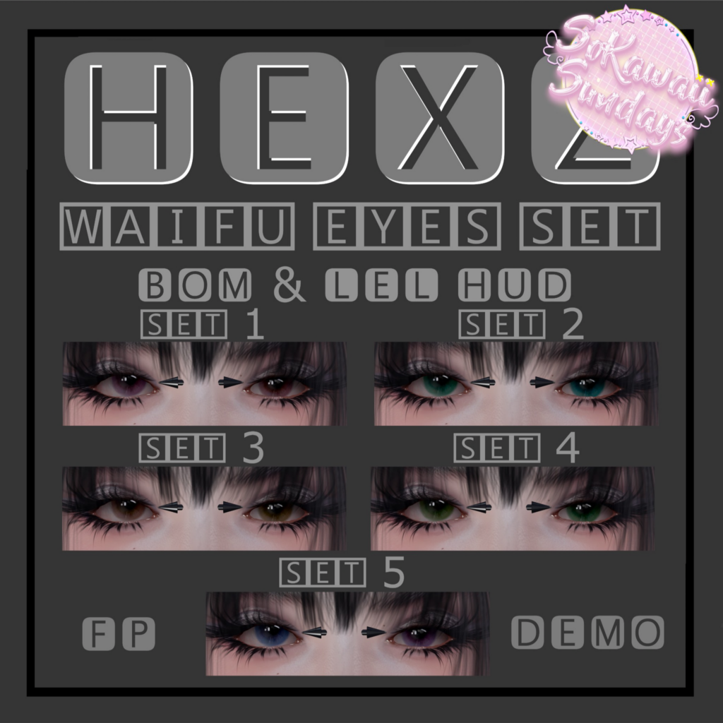 Waifu Eyes - BOM/EvoX	&lt;a href=&quot;http://maps.secondlife.com/secondlife/Black%20Art/147/94/2501&quot; target=&quot;_blank&quot;&gt;Teleport&lt;/a&gt;