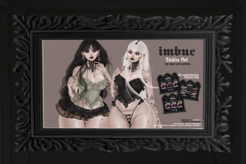 Dahlia Set - Legacy/Reborn/+mods, L$299 each/L$1599 FP