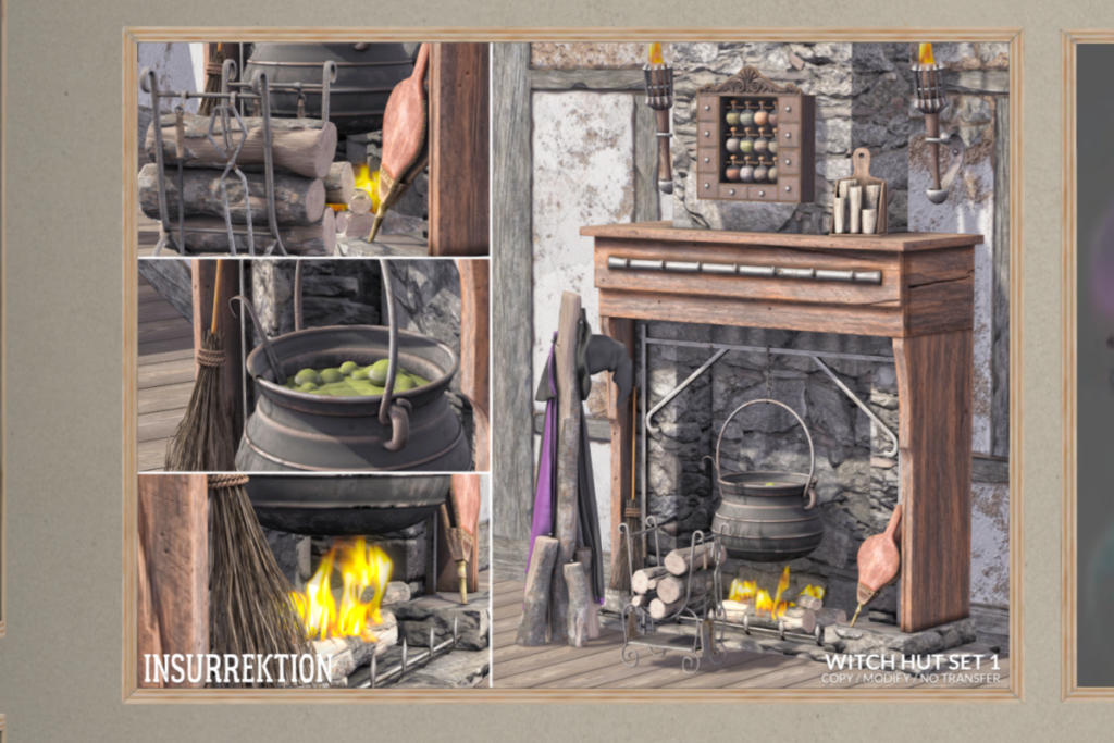 Witch Hut Set 1, L$675