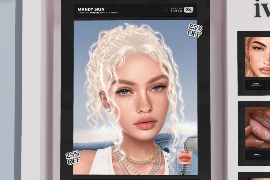 Mandy Skin - EvoX, L$585 Each/L$2813 FP