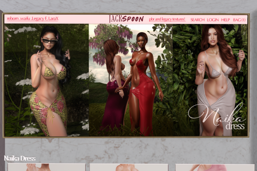 Naika Dress - Legacy/MaitreyaX/Reborn/+mods, L$265 each/L$899 FP