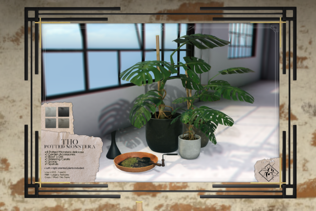 Tho Potted Monstera, L$400