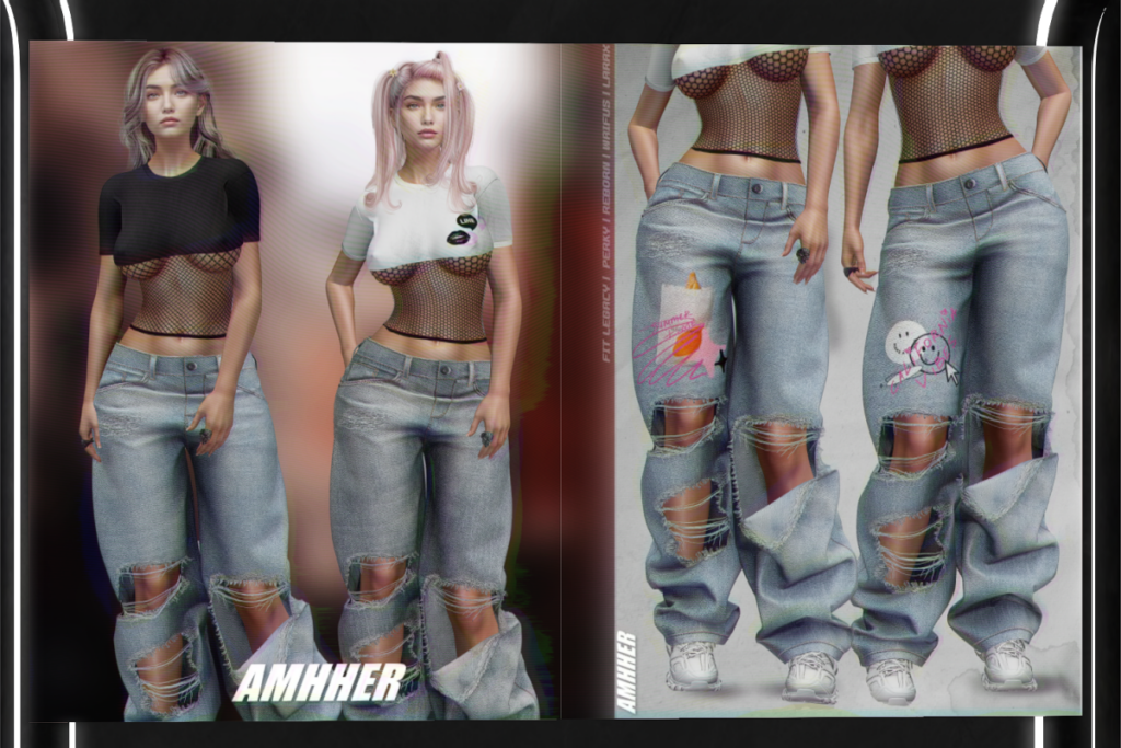 Amhher Shirt and Jeans - Legacy/MaitreyaX/Reborn/+mods, L$239 each/L$999 each FP