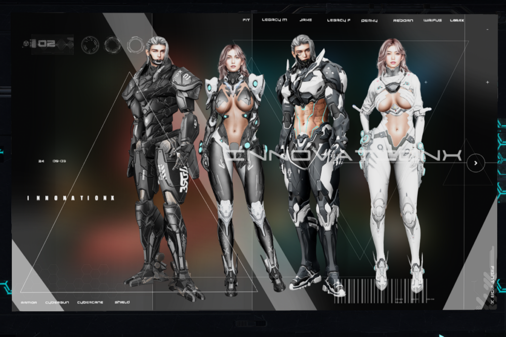 InnovationX - Jake/Legacy F+M/MaitreyaX/Reborn/+mods, L$599 each/L$1699 each FP