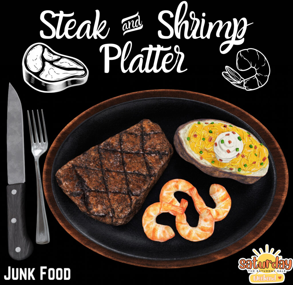 Steak &amp; Shrimp Platte