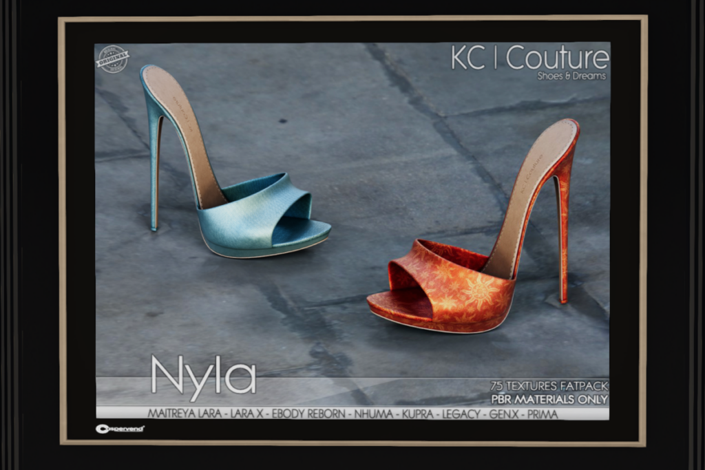 Nyla Heels - GenX/Inithium/Legacy/Maitreya/Nhumana/Prima/Reborn, L$399