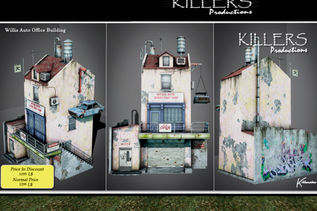 Wills Auto Office Building, L$1099