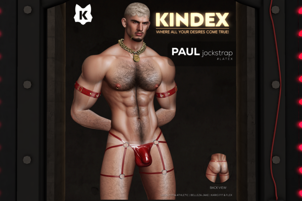 Paul Jockstrap - Jake/Kario Fit + Flex/Legacy/+mods, L$234 each/L$1674 FP
