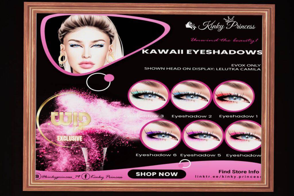 Kawaii Eyeshadows - EvoX, L$300 FP