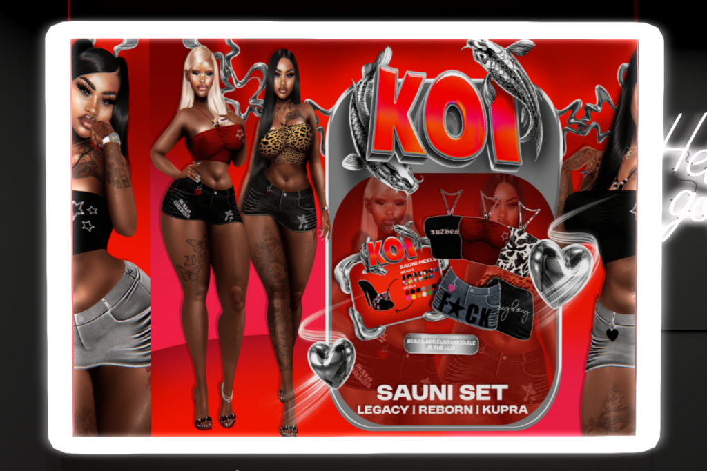 Sauni Set - Inithium/Legacy/Reborn, L$250-L$300 each/L$799-L$1200 each FP/L$2700 MP