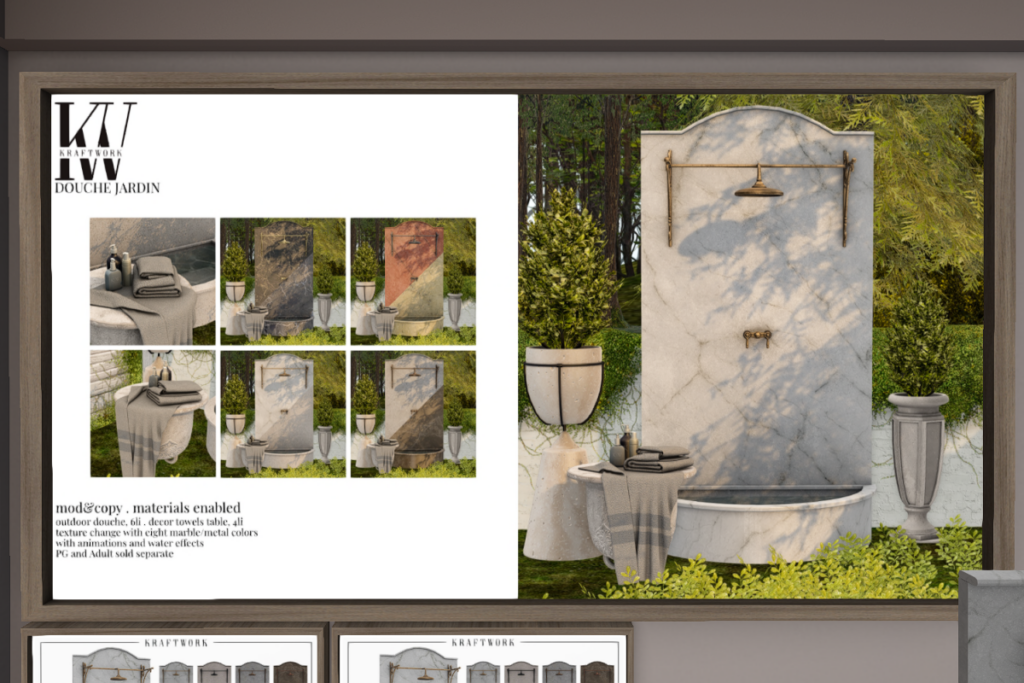 Douche Jardin, L$299