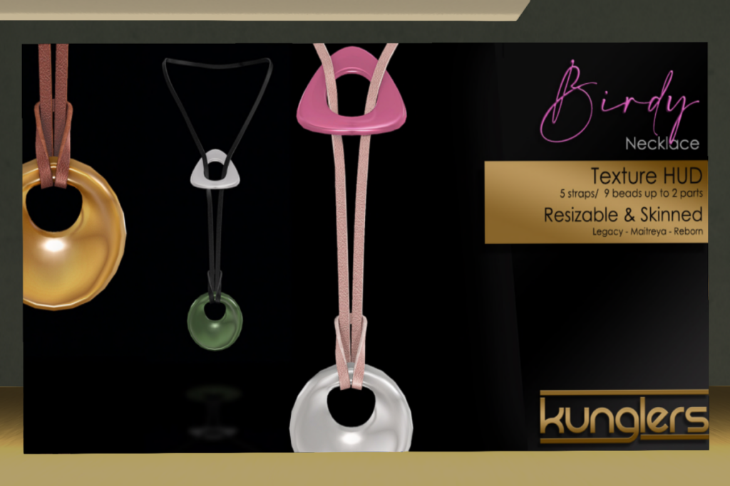 Birdy Necklace - Legacy/Maitreya/Reborn, L$285