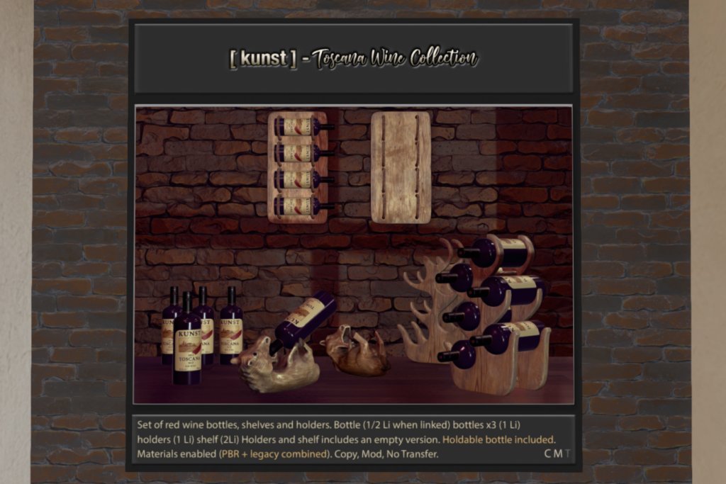 Toscana Wine Collection, L$325