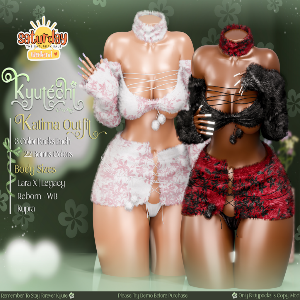 Katima Outfit - Inithium/Legacy/MaitreyaX/Reborn/+mods	&lt;a href=&quot;https://maps.secondlife.com/secondlife/Holiday%20Cove/89/129/26&quot; target=&quot;_blank&quot;&gt;Teleport&lt;/a&gt;