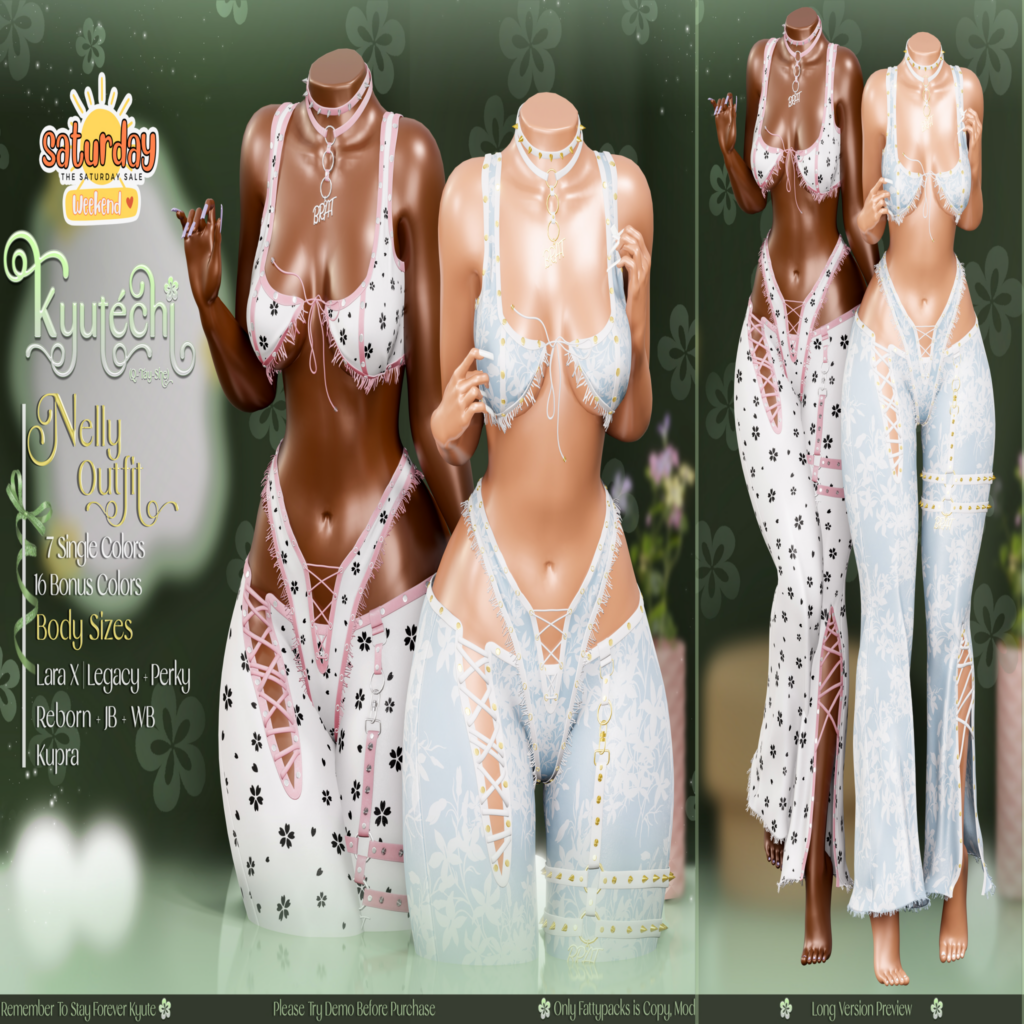 Nelly Outfit - Inithium/Legacy/MaitreyaX/Reborn/+mods	&lt;a href=&quot;https://maps.secondlife.com/secondlife/Holiday%20Cove/89/129/26&quot; target=&quot;_blank&quot;&gt;Teleport&lt;/a&gt;