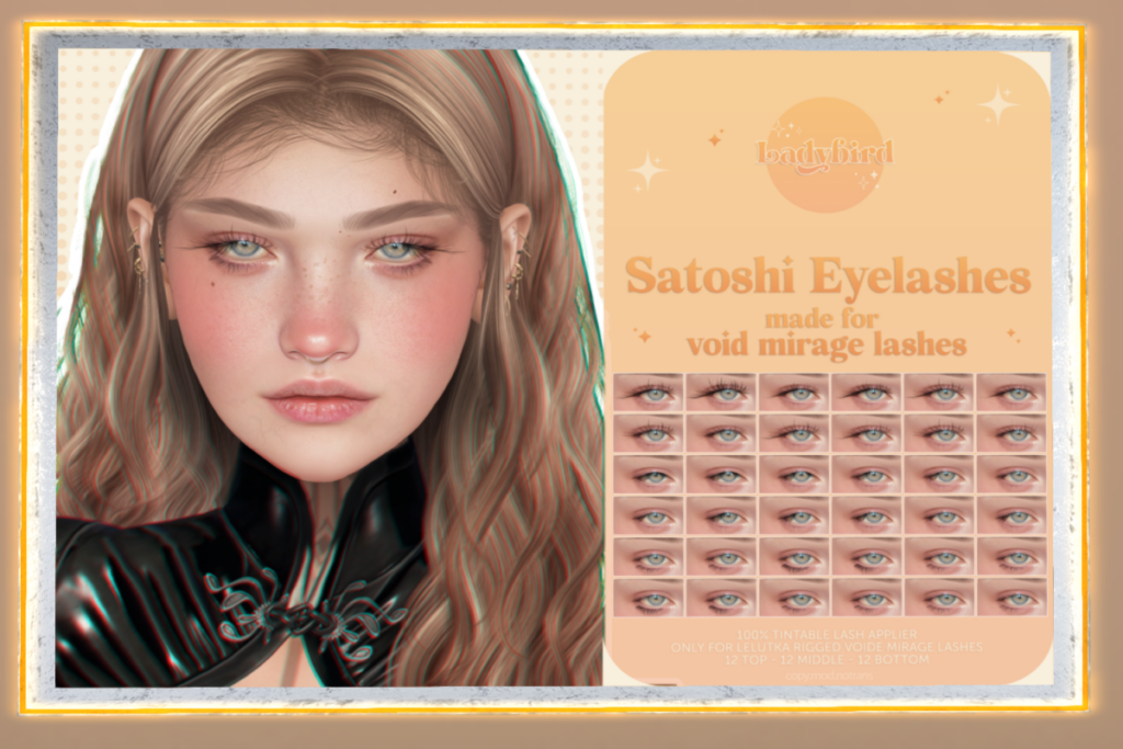 Satoshi Eyelashes - EvoX, L$350