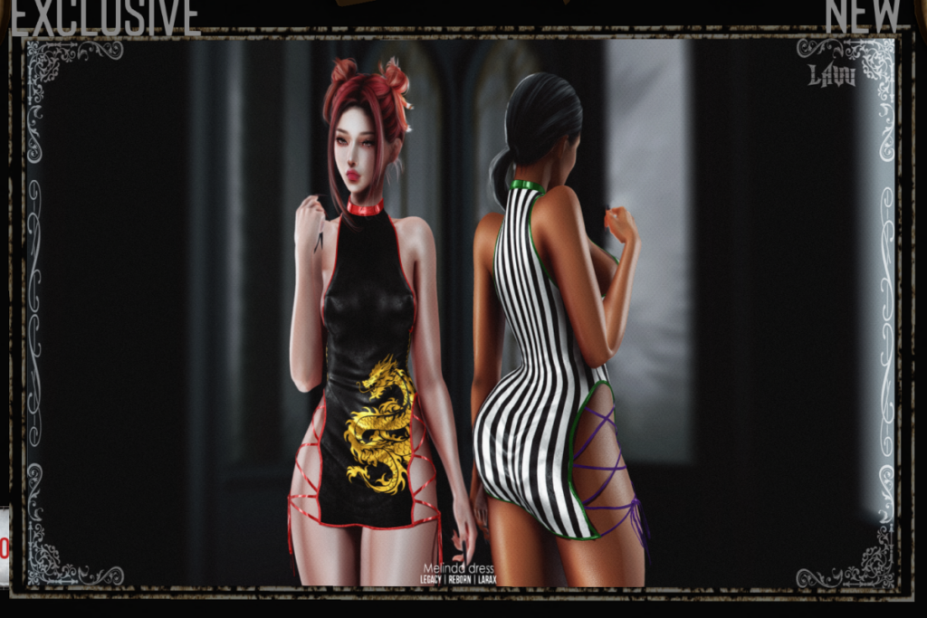 Melinda Dress - Legacy/MaitreyaX/Reborn, L$249 each/L$1799 FP