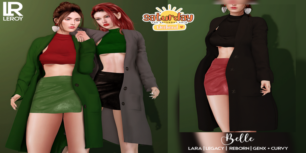Belle Outfit - GenX Curvy/Legacy/Maitreya/Reborn	&lt;a href=&quot;http://maps.secondlife.com/secondlife/LAD/52/69/2311&quot; target=&quot;_blank&quot;&gt;Teleport&lt;/a&gt;