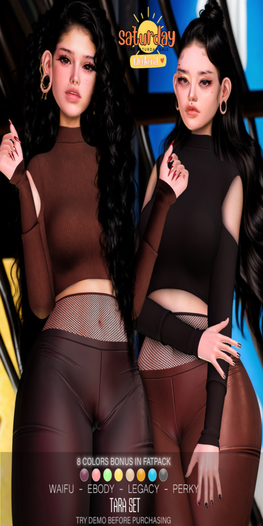 Tara Set - Legacy/Reborn/+mods	&lt;a href=&quot;http://maps.secondlife.com/secondlife/Crystal%20Isle/127/134/60&quot; target=&quot;_blank&quot;&gt;Teleport&lt;/a&gt;